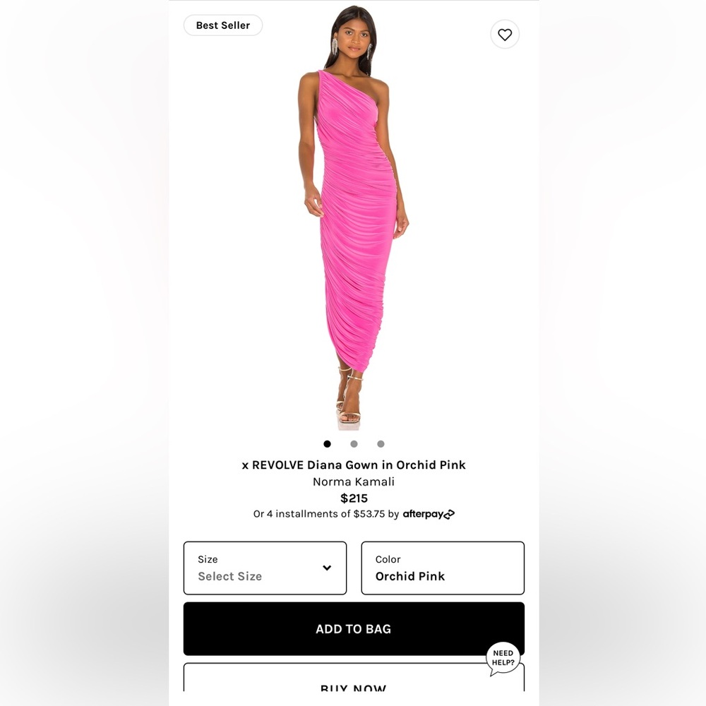 Norma Kamali Diana Gown
